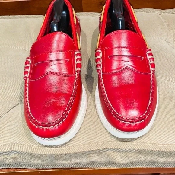 Allen Edmonds Maritime Penny Boat Shoes. - Picture 3 of 15